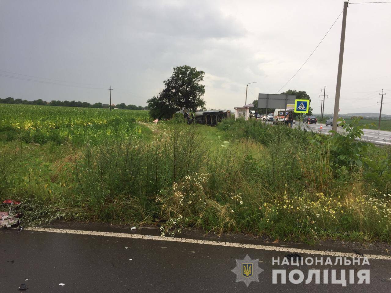 ДТП под Мукачево. Фото - сайт Национальной полиции