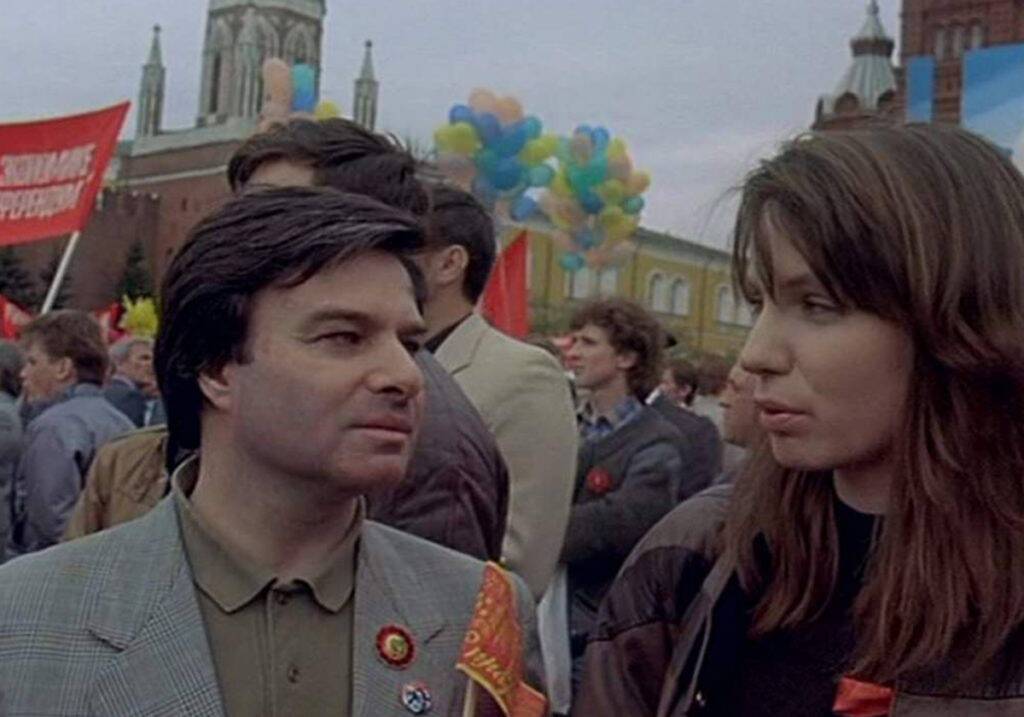Кадр із французького фільму "Секс і перебудова" (1990)