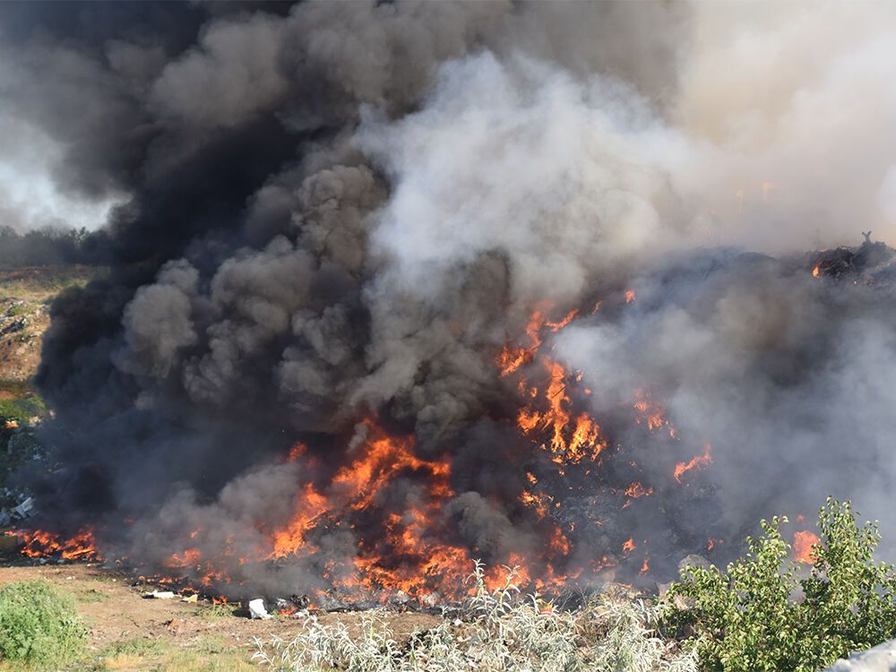 Пожары на свалке в Мешково-Погорелово – постоянное явление