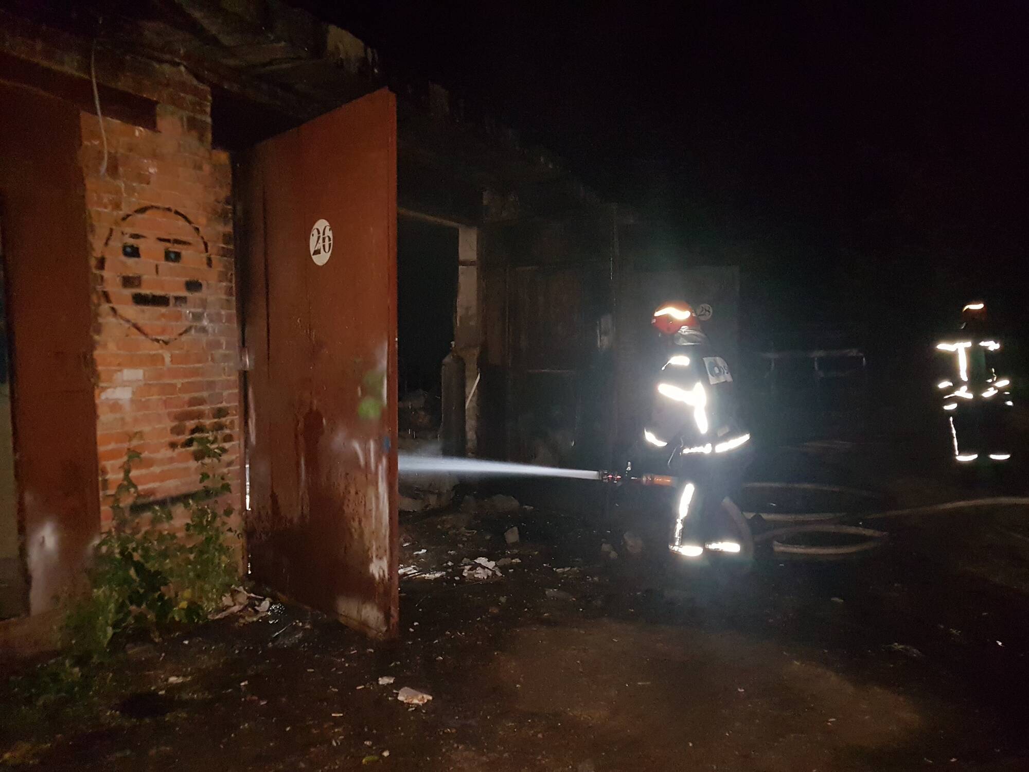 Пожар в Соломенском районе Киева