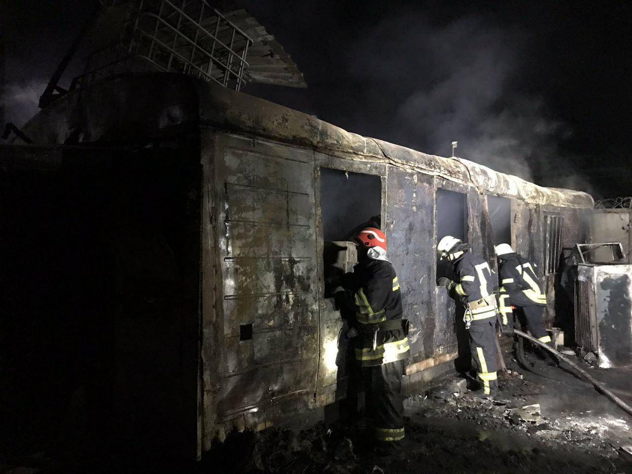 Пожежа в Голосіївському районі Києва