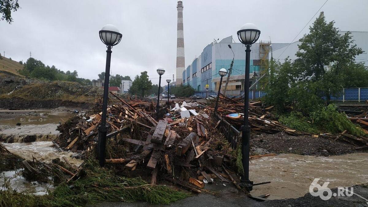 Потоп в місті Нижні Серги, РФ