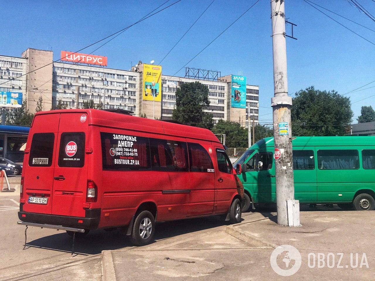 В Днепре нелегальных перевозчиков можно увидеть в разных частях города