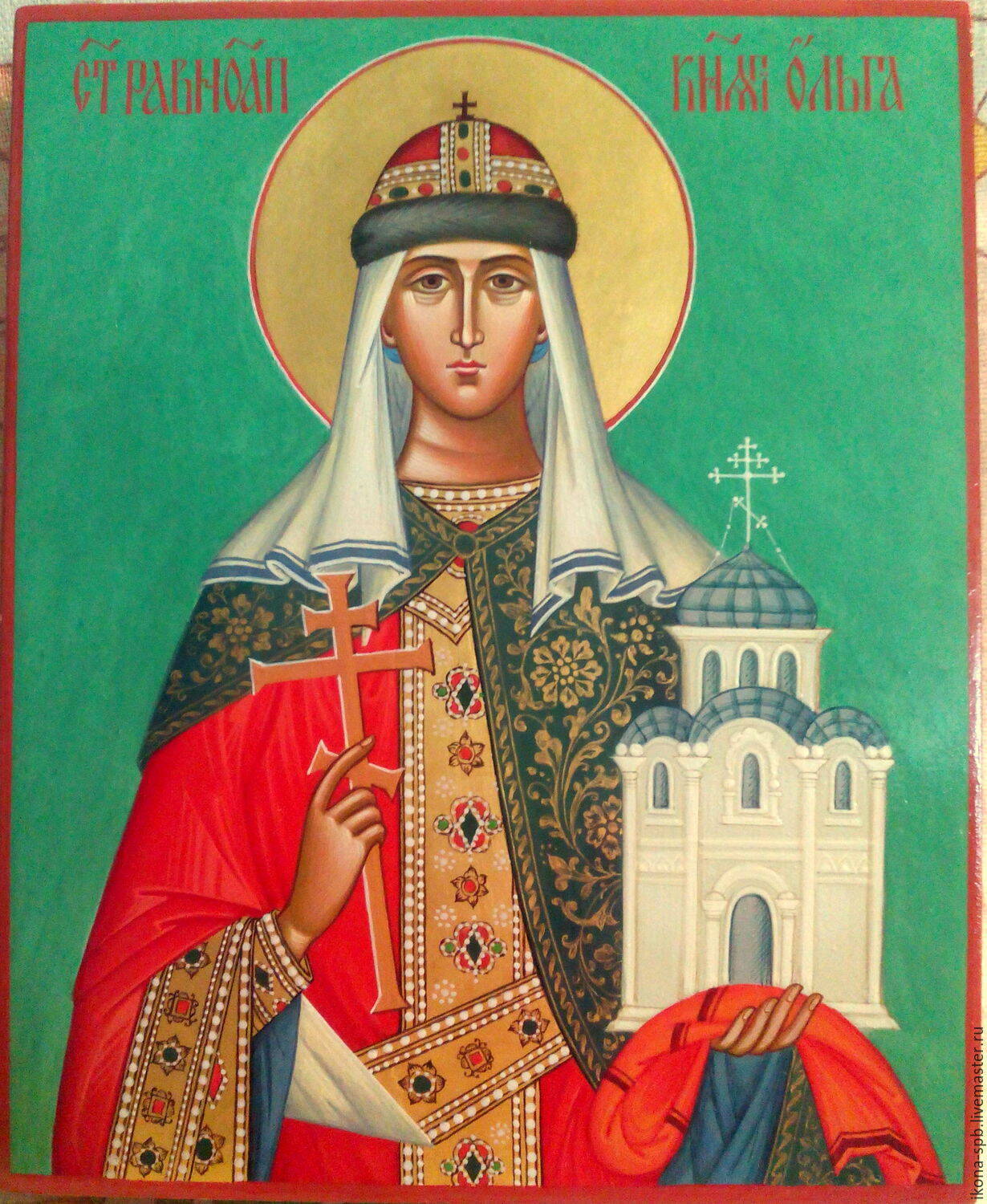 Княгиня київська Ольга була бабусею хрестителя Київської Русі князя Володимира