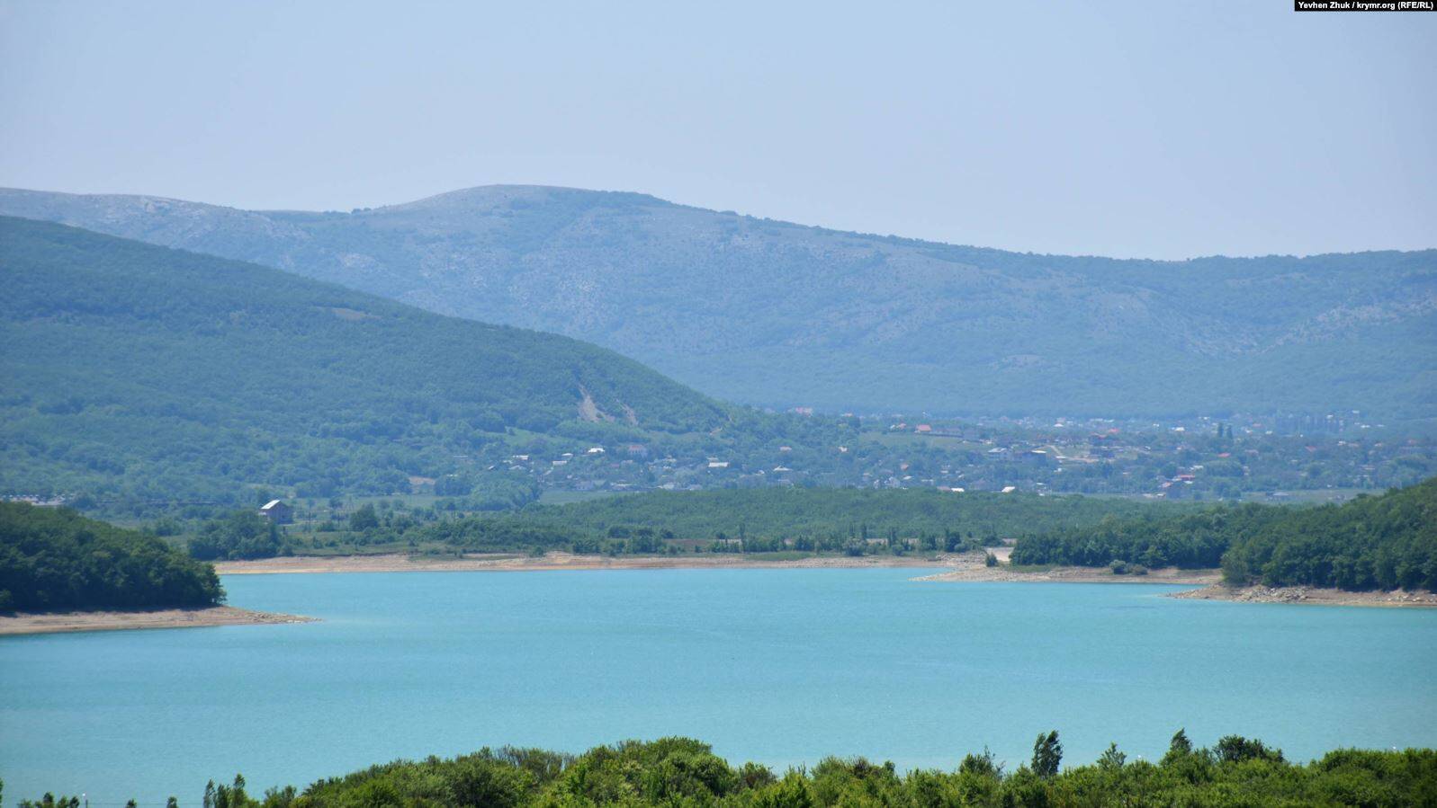 У Севастополі обміліло Чорноріченське водосховище