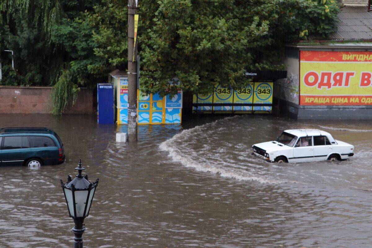 У Бердянську 26 липня пройшла сильна злива