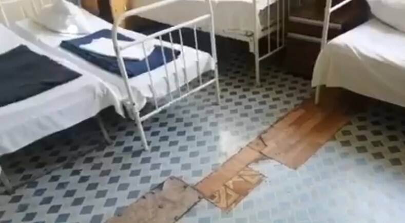Условия в палате Киевского военного госпиталя