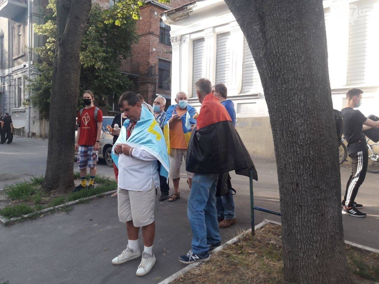 У Харкові під консульством Росії відбувся протест.