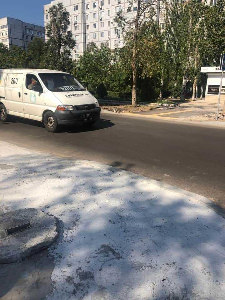 Авто с погибшим военным