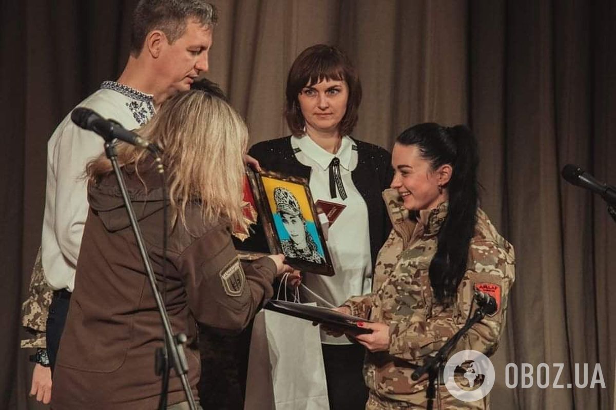 Катерина Коршик в День Вооруженных сил Украины. Винница, 2019 год.