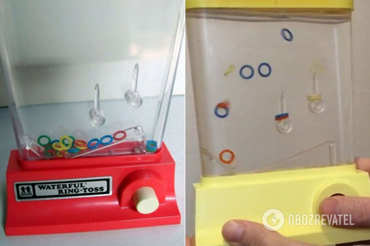 "Tomy Waterful ring-toss" и "Жонглер"