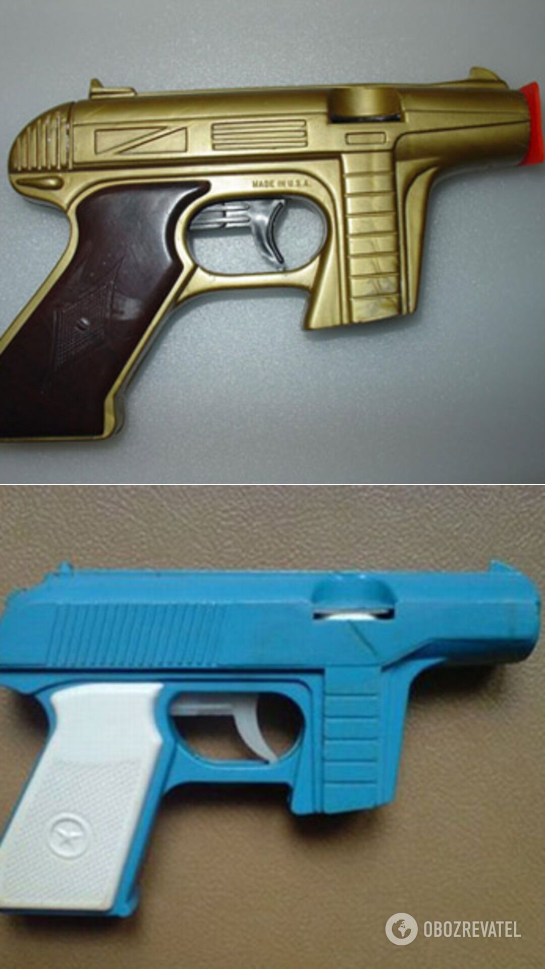 "Tracer Gun" и пистолет