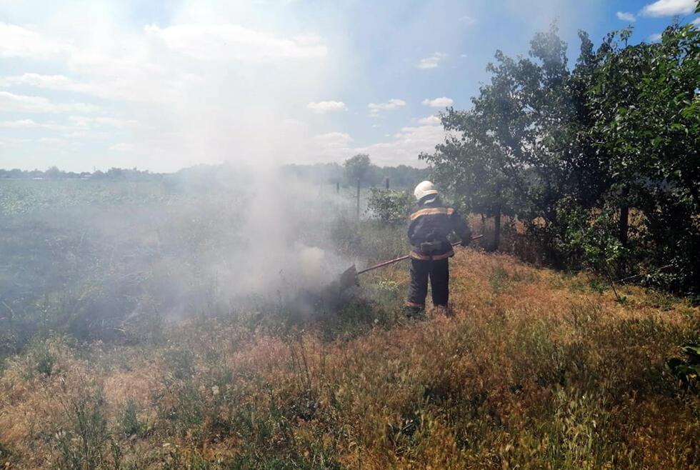 За останню добу в Дніпрі і області сталося 20 пожеж