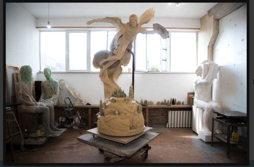 Изготовление скульптуры Архистратига Михаила