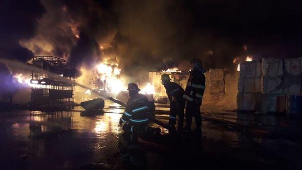 Пожежа на фабриці в Баку