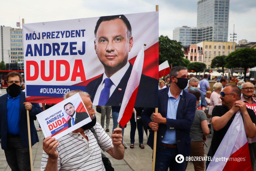 Дуда может проиграть на президентских выборах в Польше. Getty Images