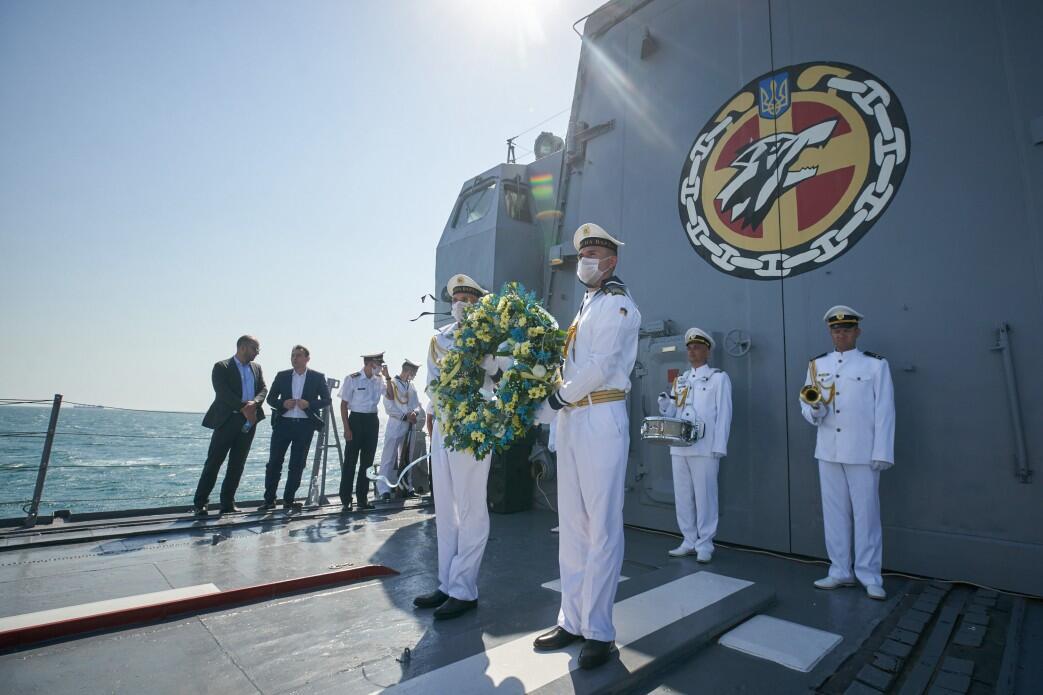 Моряки вшанували пам'ять загиблих колег