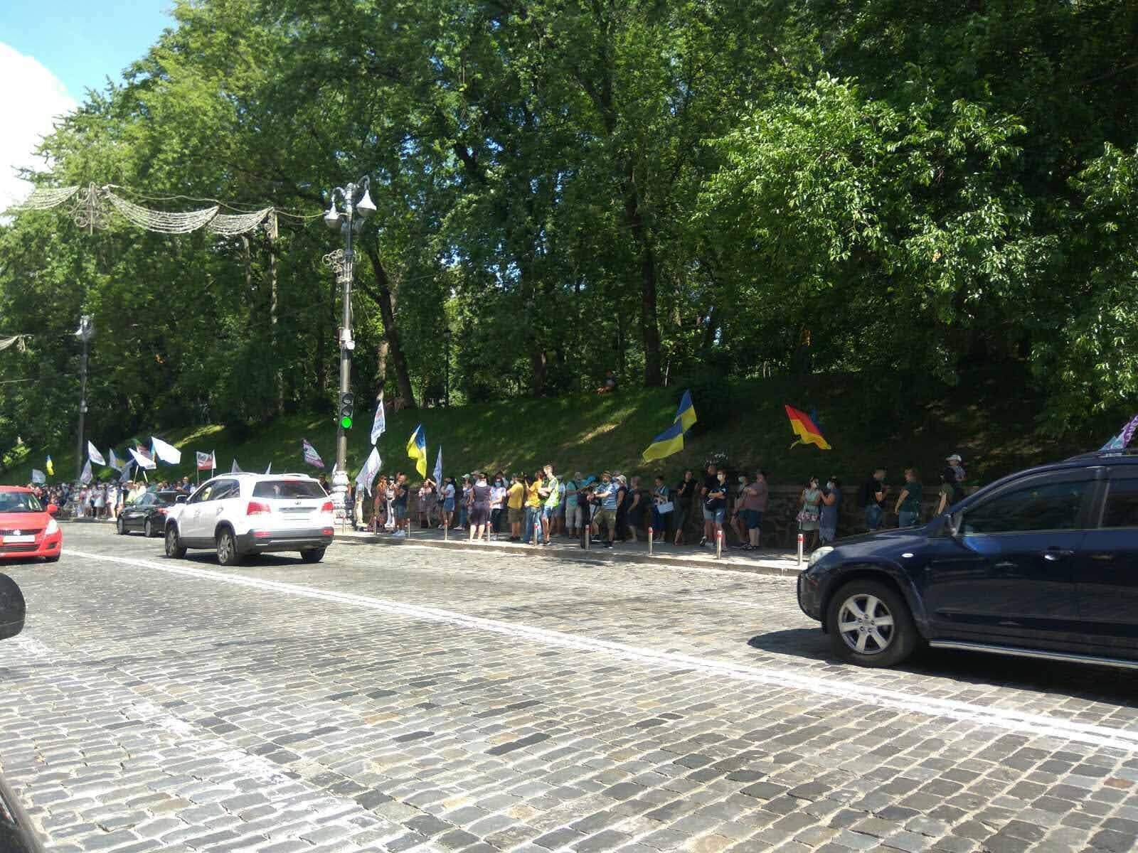 У Києві на мітинг вийшли інвестори "Аркади"