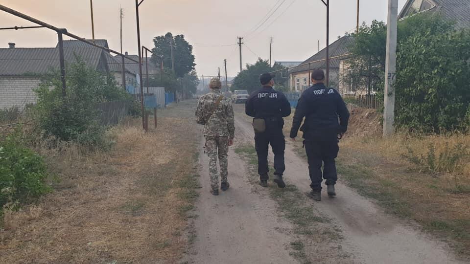 Пожары в Луганской области