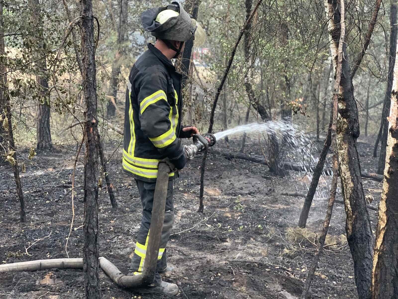 Пожежний в Луганській області, 8 липня
