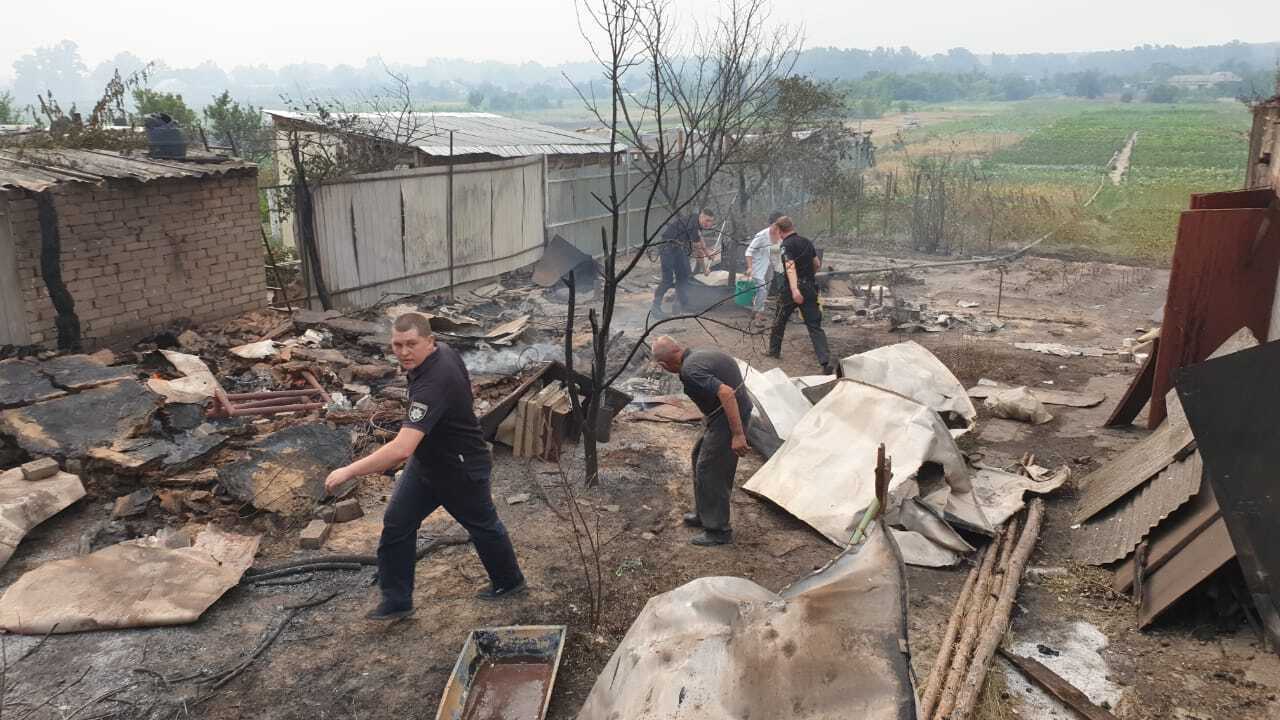Ліквідація пожежі на Луганщині, 8 липня