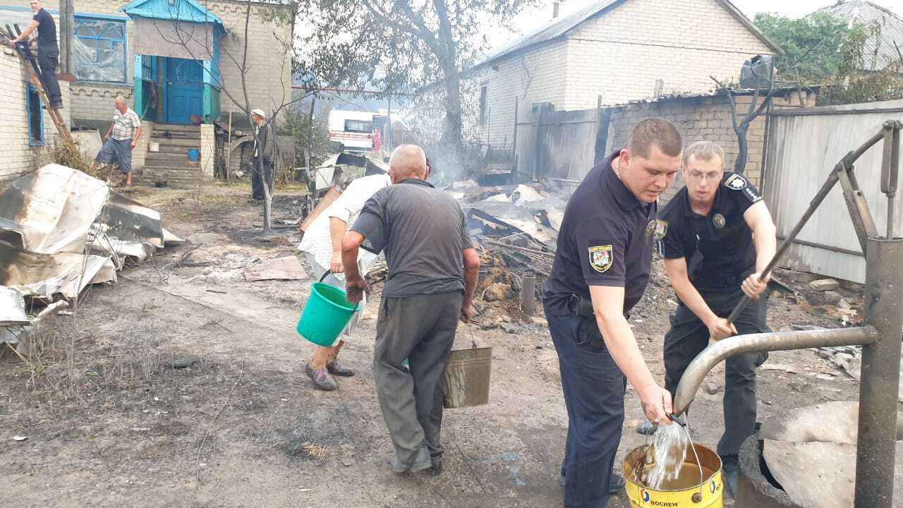Ліквідація пожежі на Луганщині, 8 липня