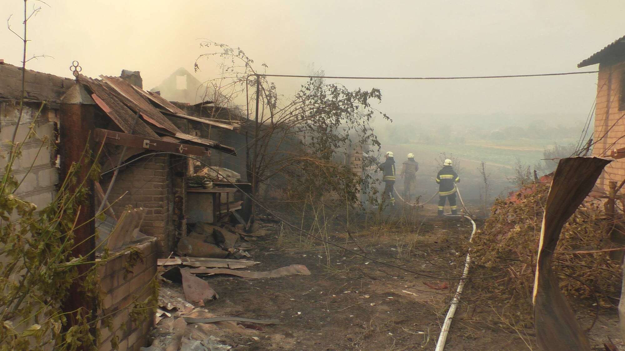Лісові пожежі на Луганщині