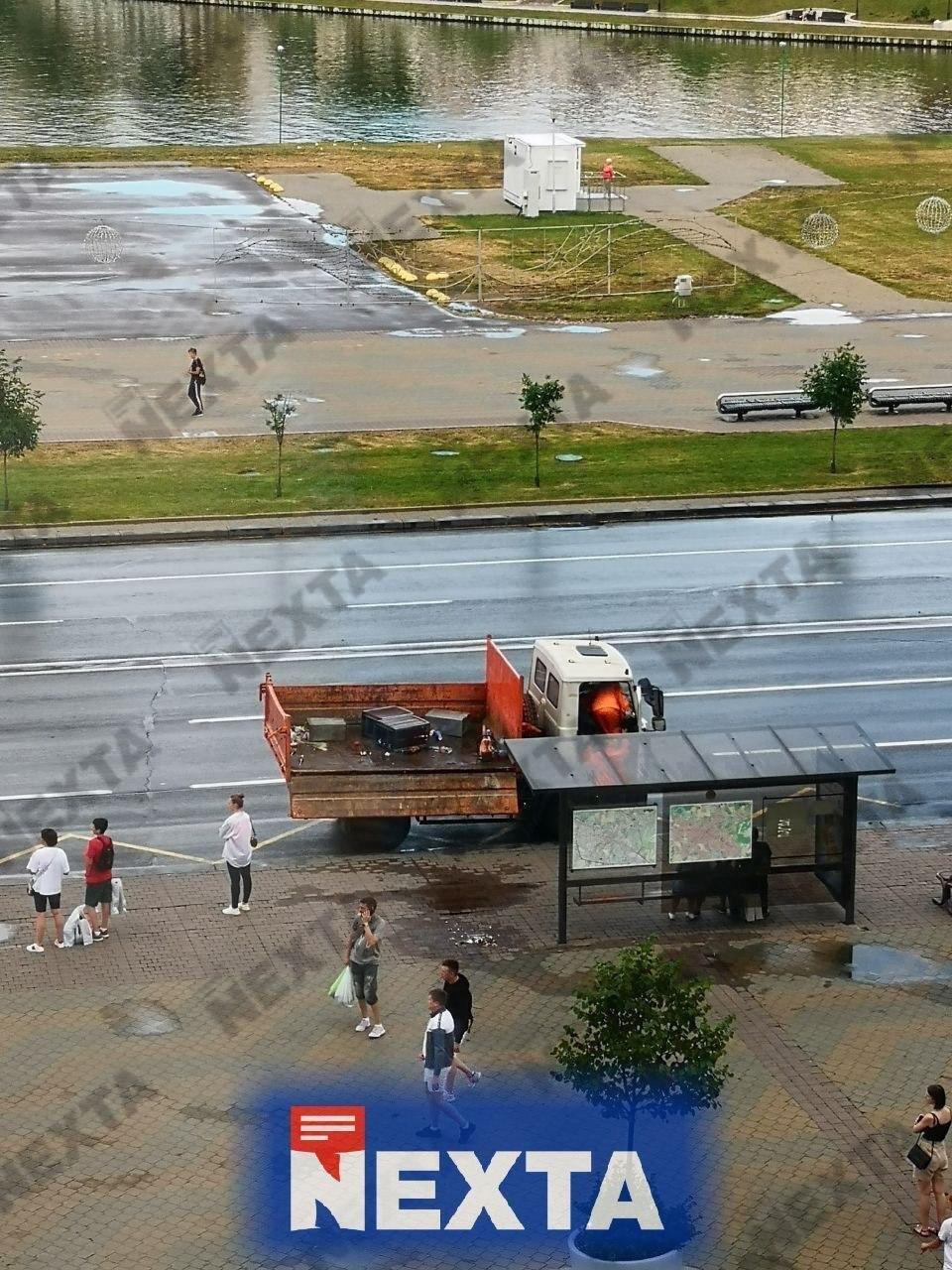 В Минске убирают с улиц все мусорки