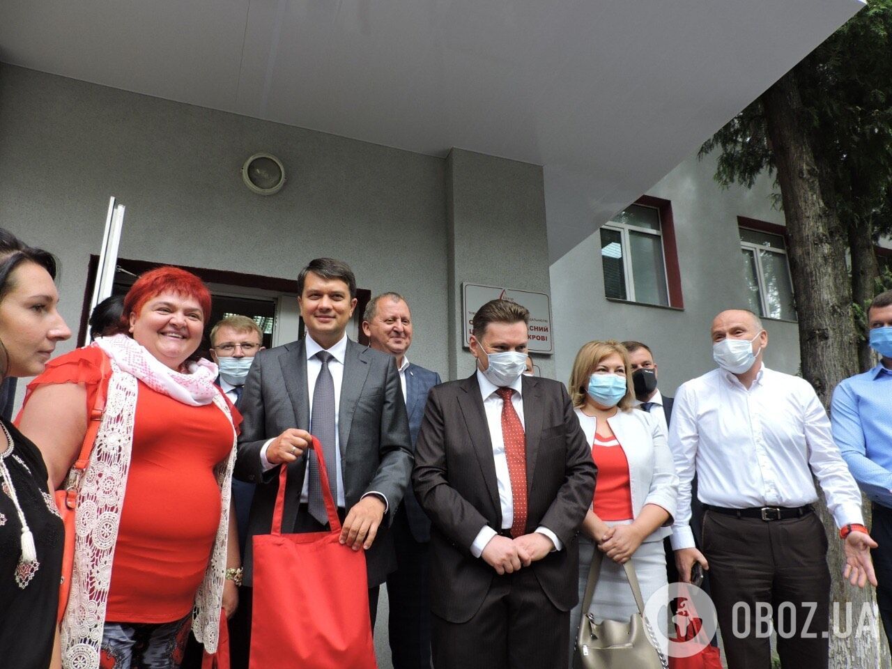 Разумков посетил донорскую столицу Украины