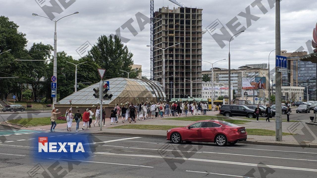 Акции протеста в столице Беларуси продолжаются