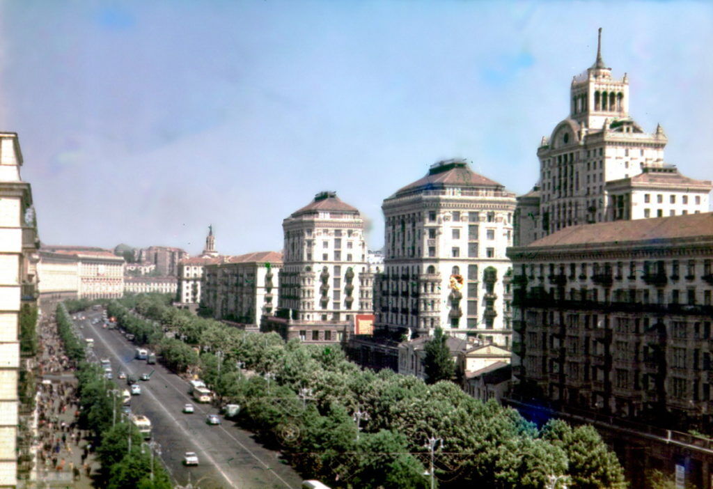 Хрещатик у Києві у 1980-х роках