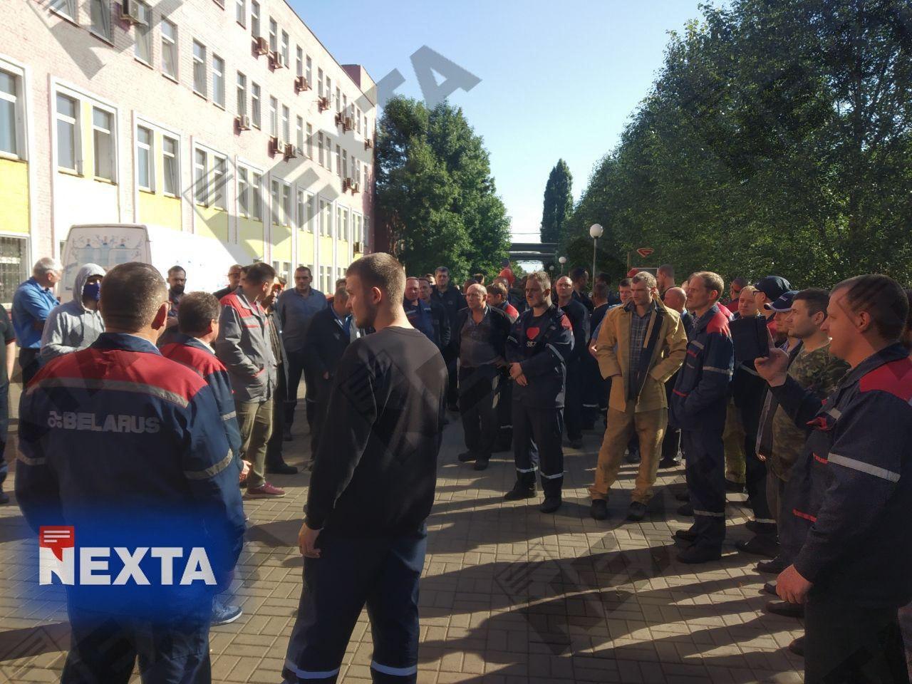 Робочі страйкують у Мінську