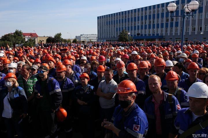 Забастовка на заводе в Беларуси