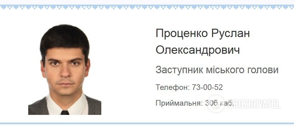 Заместитель городского головы Кременчуга Руслан Проценко.