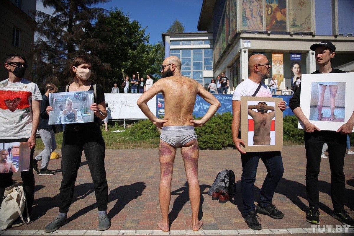 Протест художников в Минске