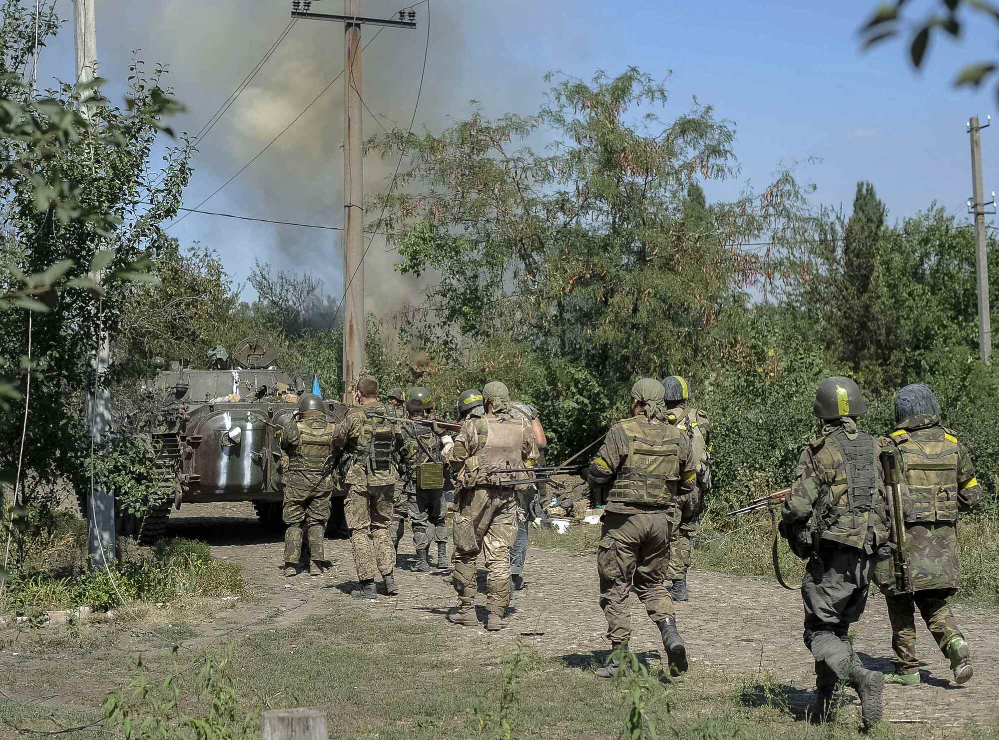 Украинские подразделения входят в Иловайск.