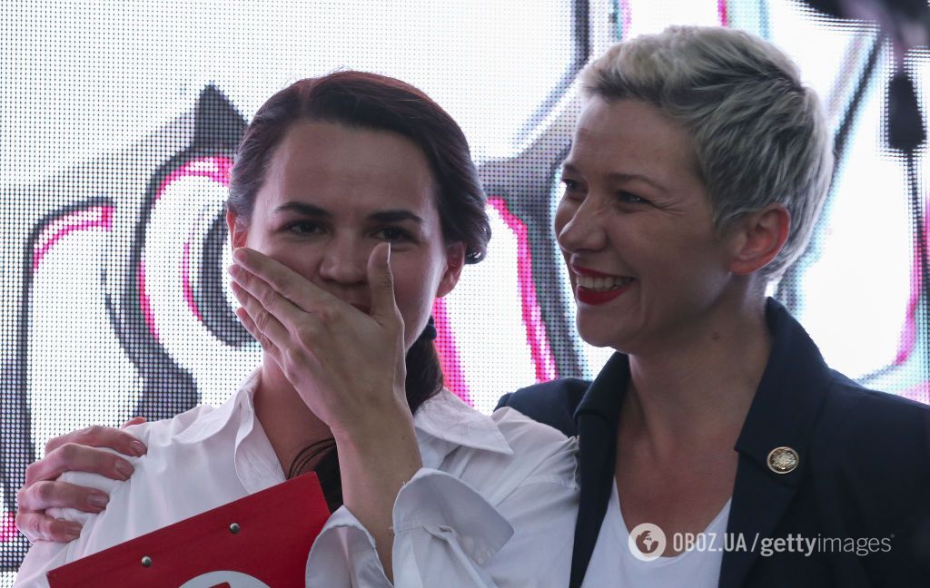 Светлана Тихановская и Мария Колесникова