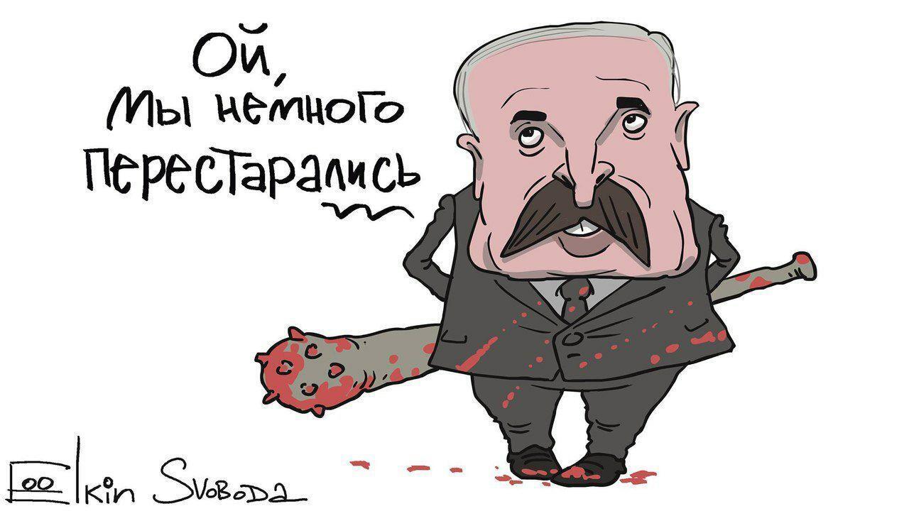 Карикатура на Лукашенко.