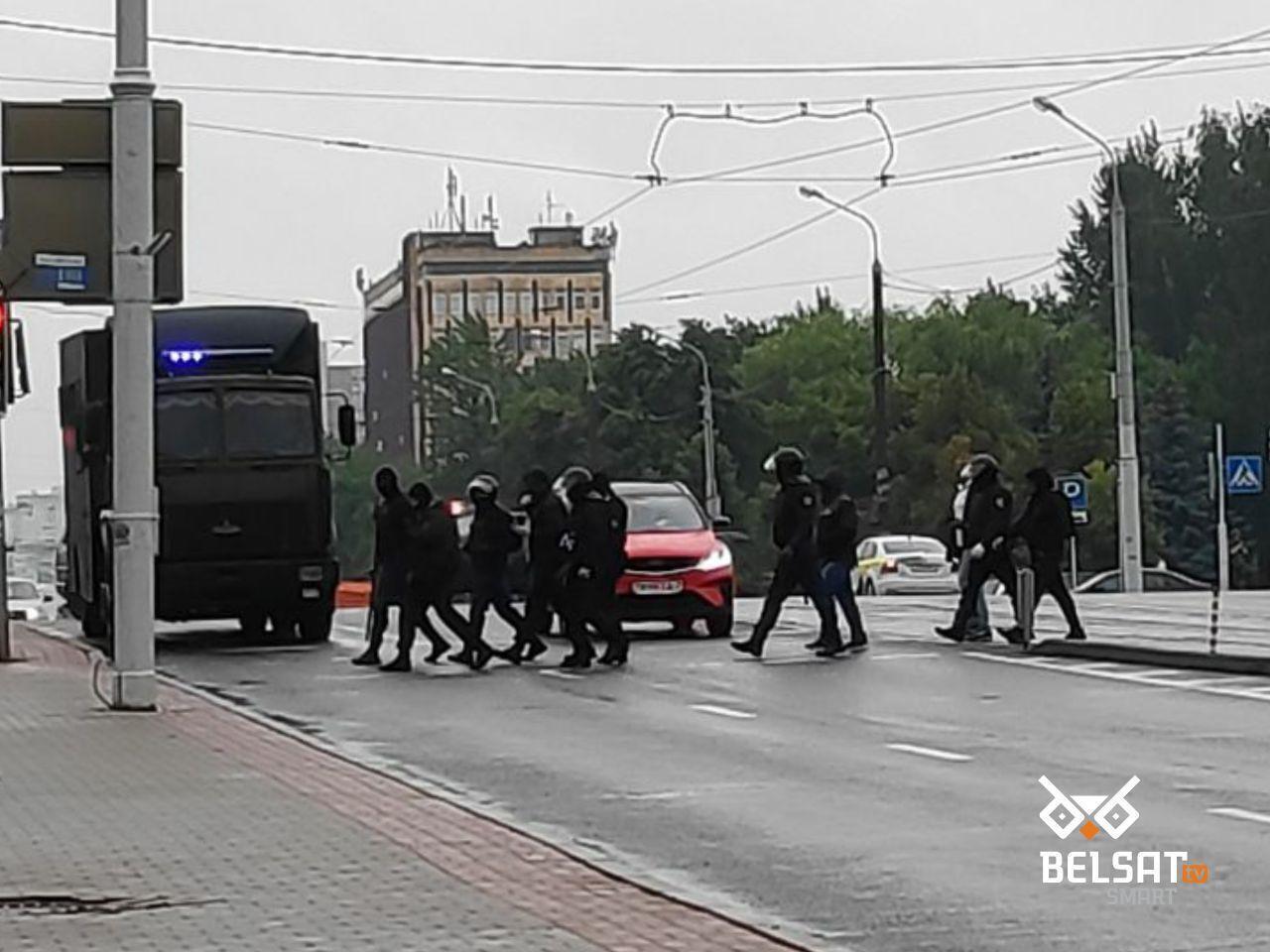 В Минске снова задержали протестующих