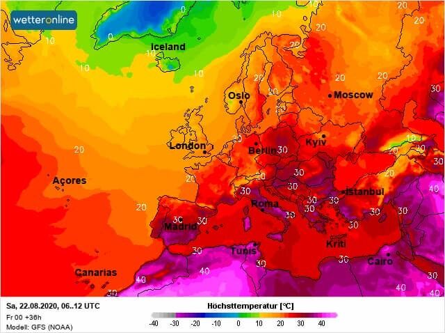 На западе страны будет непривычно жарко