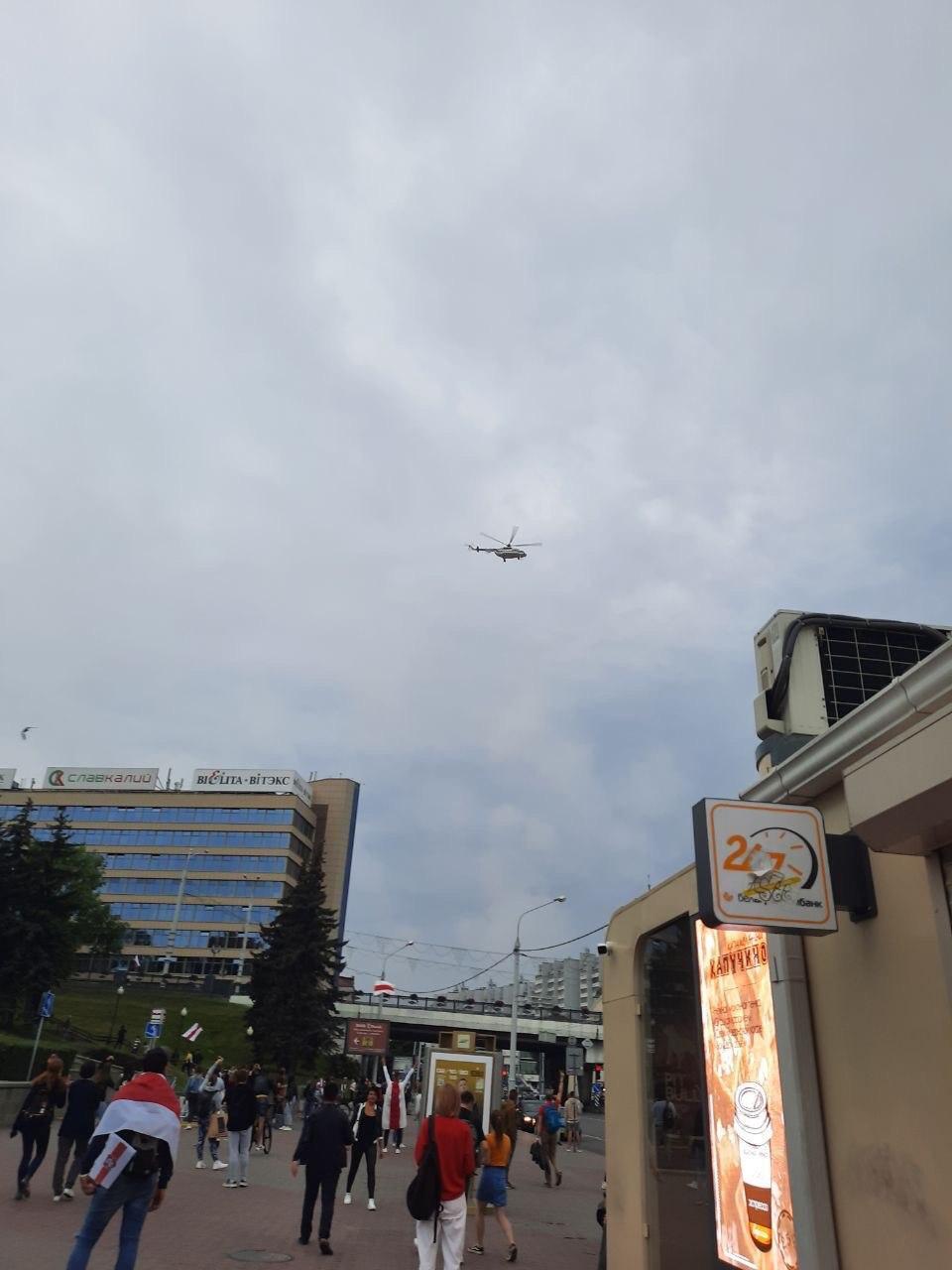 Вертолет в Минске