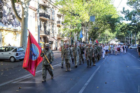 Марш захисників в Одесі.