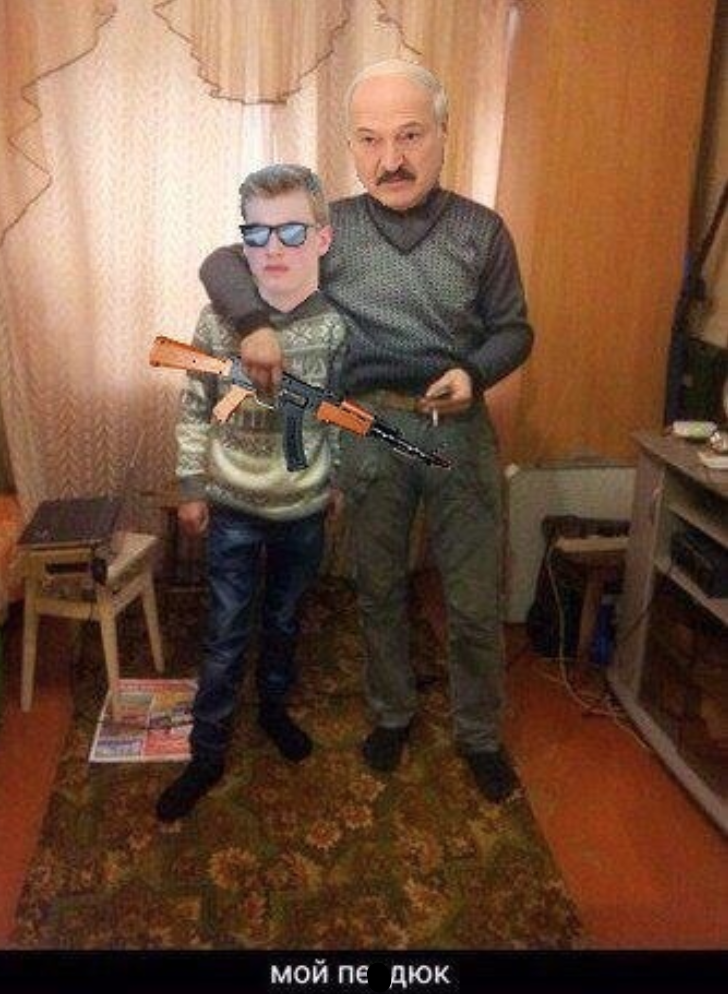 Лукашенко с сыном Колей стали героями мемов