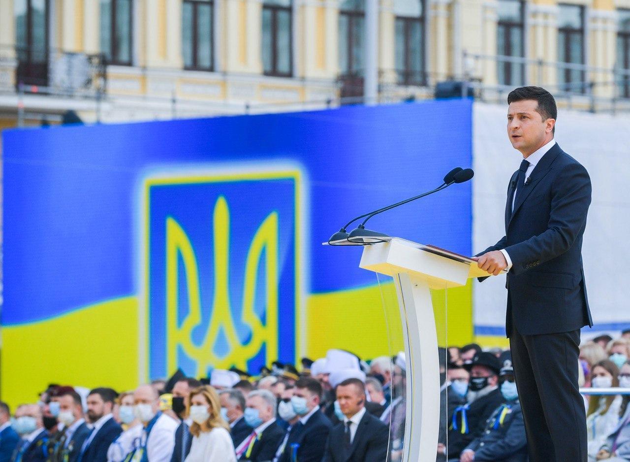Зеленский обратился к украинцам в День Независимости.