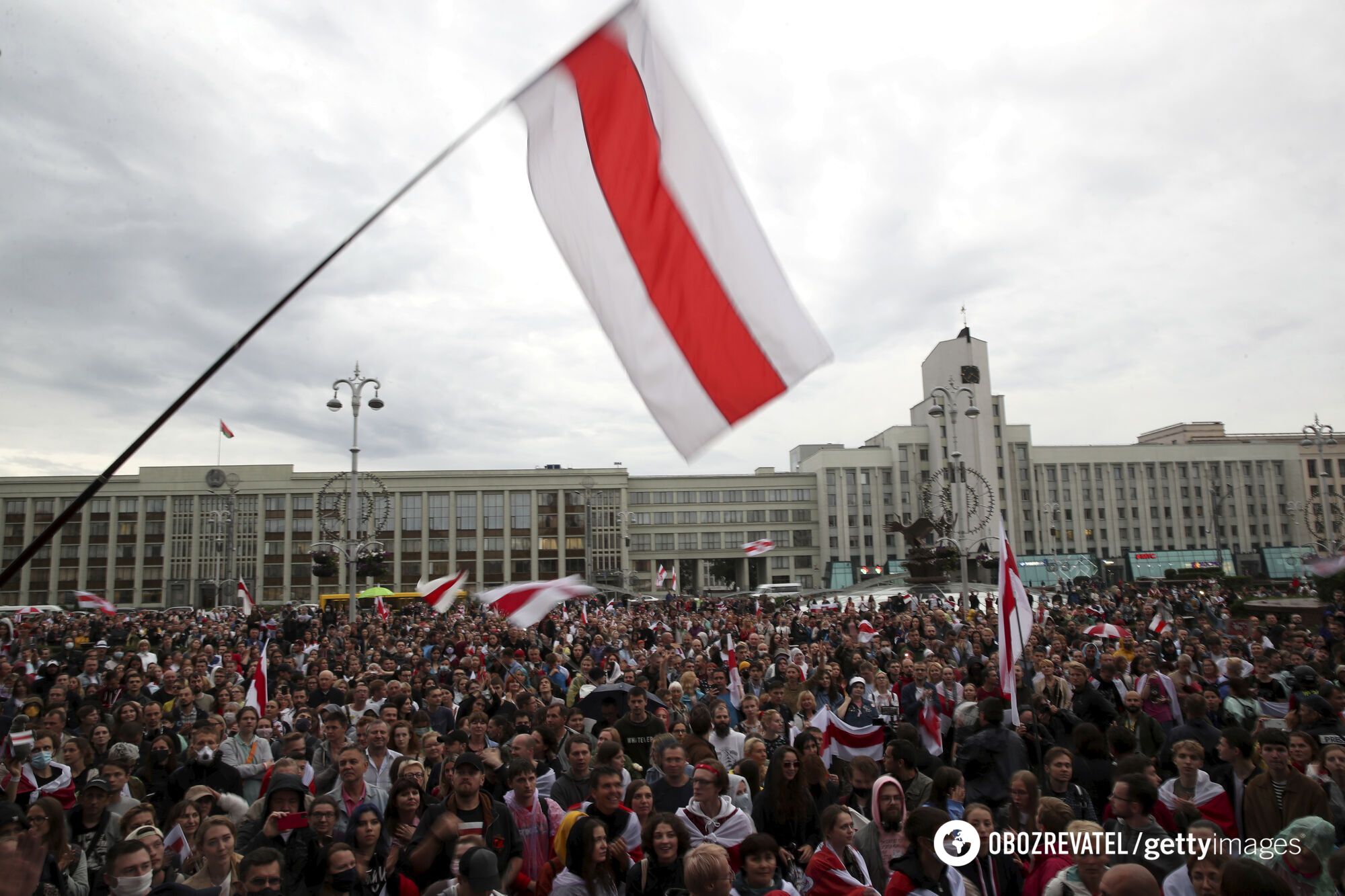 Тысячи людей вышли в Минске на протест