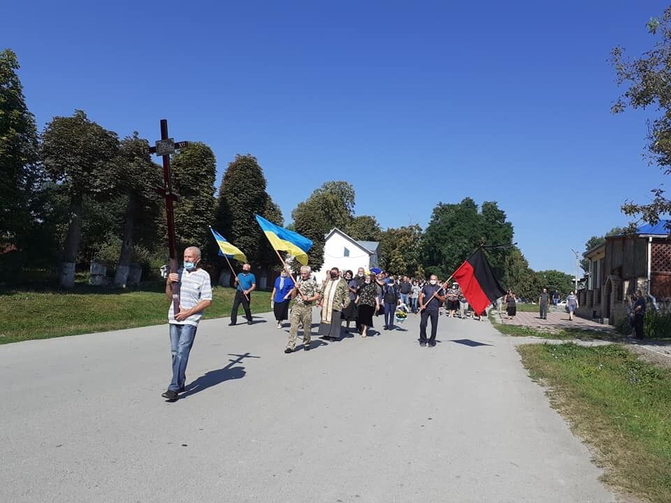 Похорон старшого лейтенанта ЗСУ Рудика