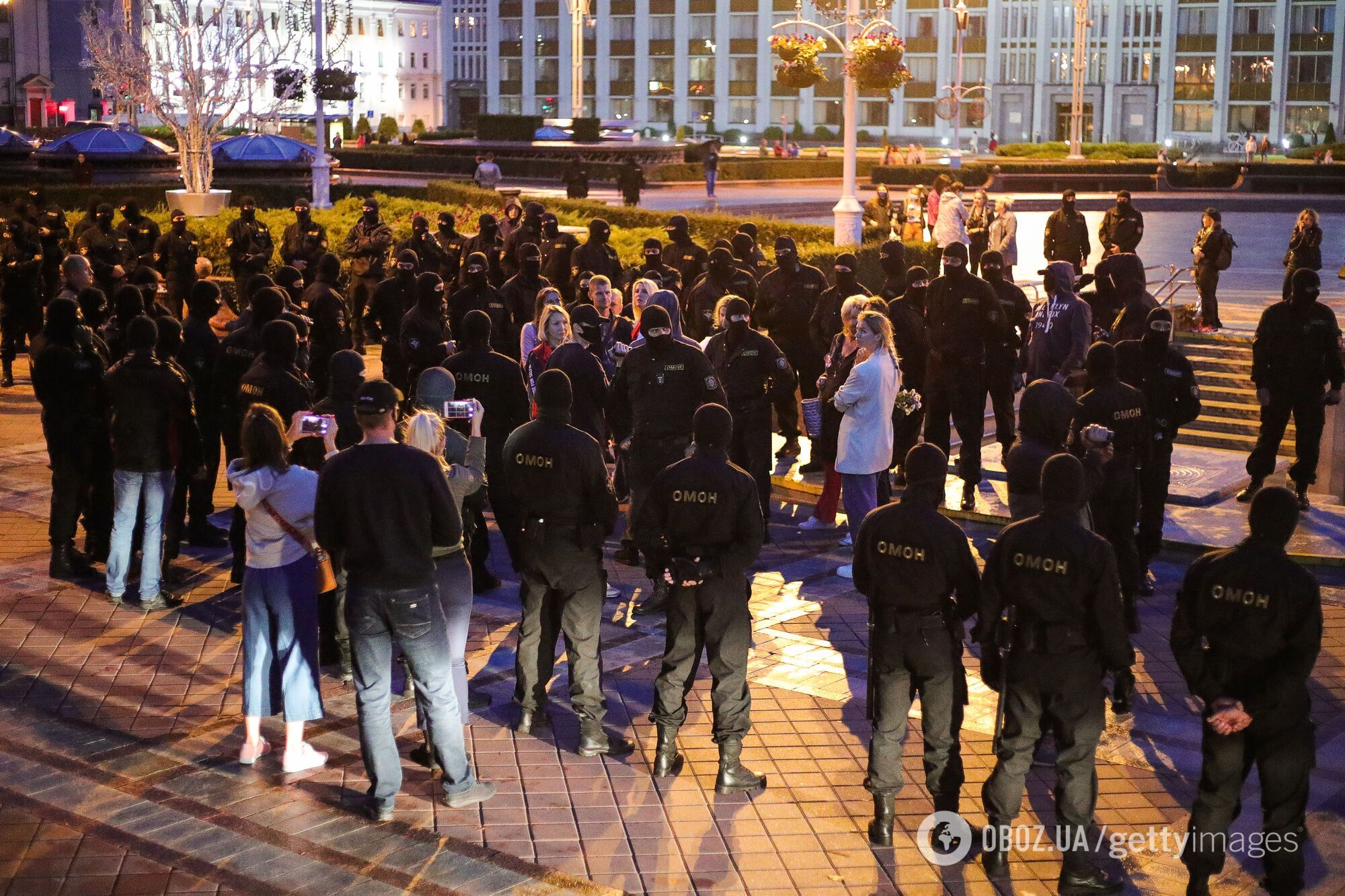 В Минске задержали участников митинга