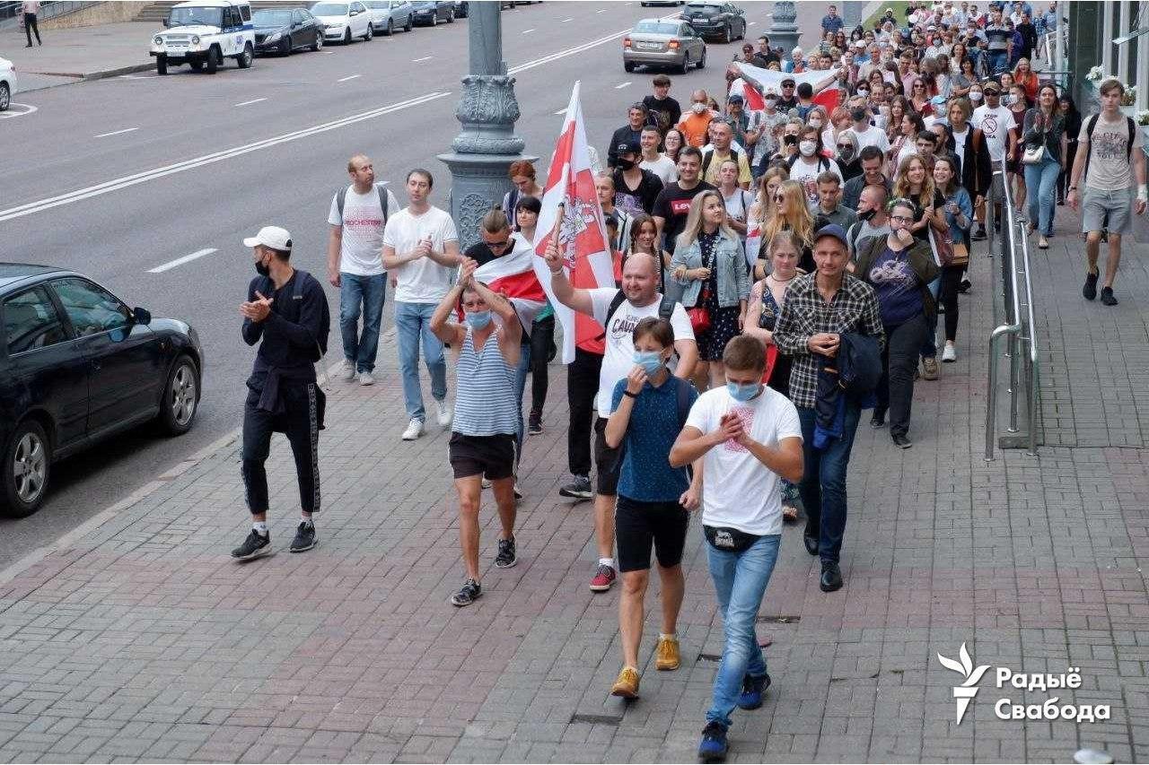 Белорусы 25 августа отметили неофициальный День независимости