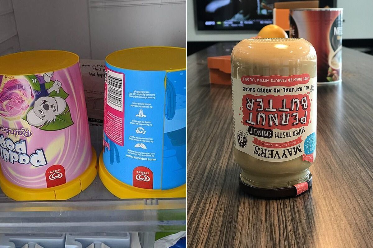 Мороженое или арахисовое масло в банках можно хранить в холодильнике перевернутыми