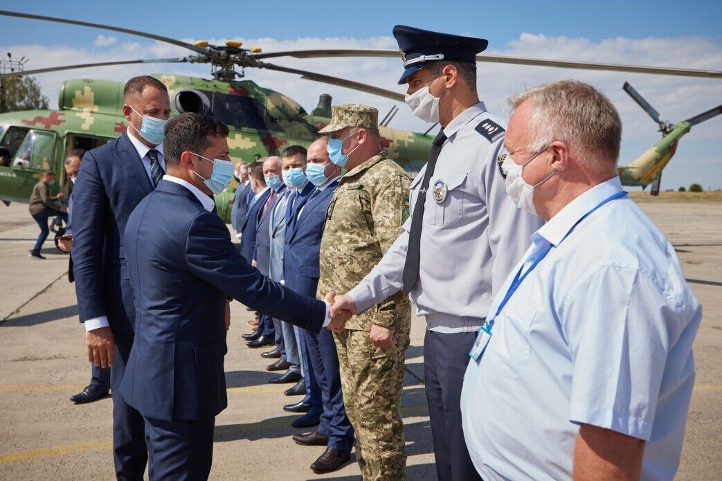 Зеленський під час візиту в Кіровоградську область